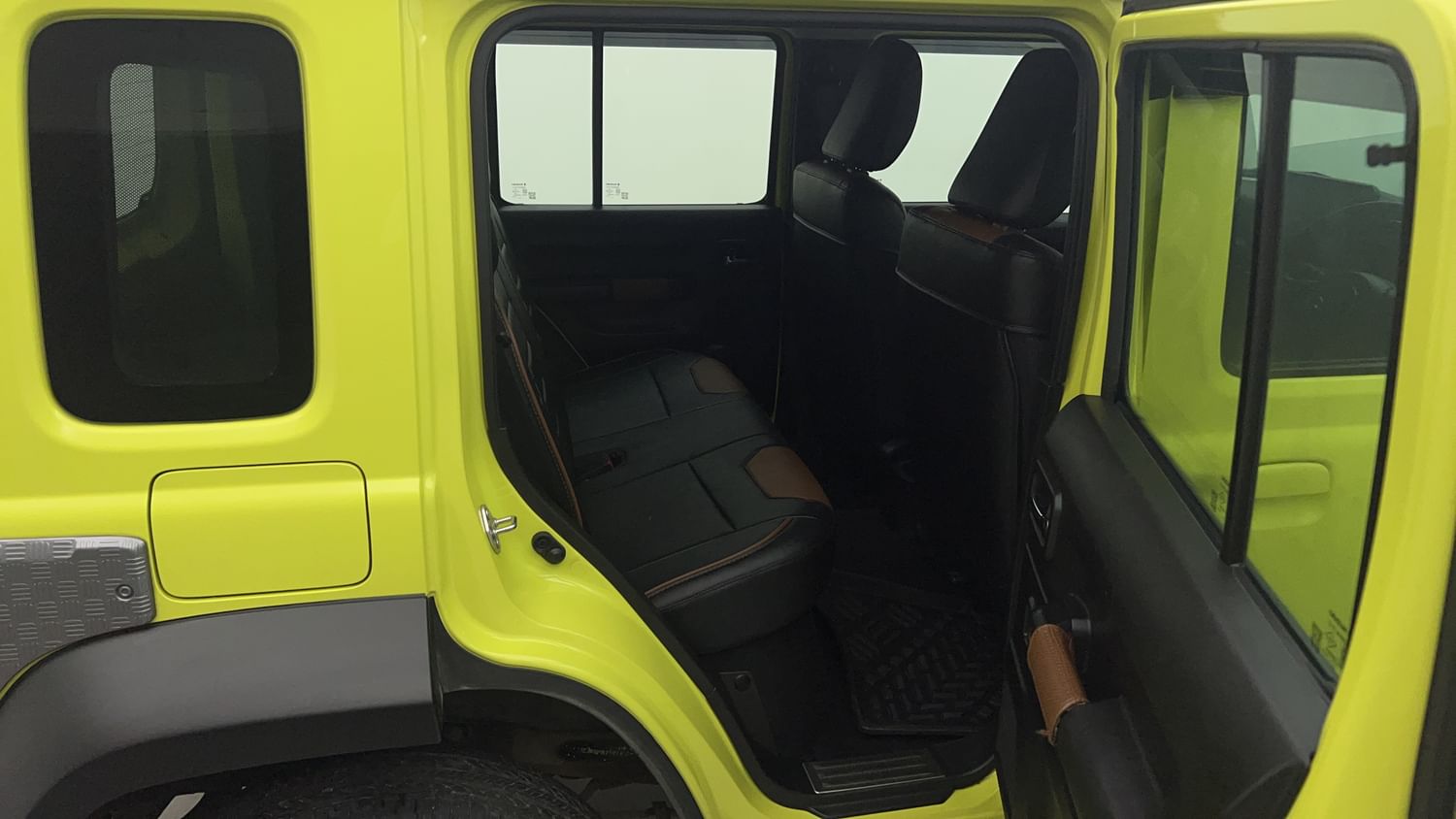 New Maruti Suzuki Jimny interior RIGHT SIDE REAR DOOR CABIN VIEW