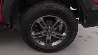 Used 2021 Mahindra Thar LX 4 STR Hard Top Petrol AT 4WD Petrol Automatic tyres LEFT REAR TYRE RIM VIEW