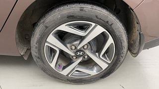 Used 2020 Hyundai Aura SX 1.2 Petrol Petrol Manual tyres LEFT REAR TYRE RIM VIEW