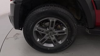 Used 2021 Mahindra Thar LX 4 STR Hard Top Petrol AT 4WD Petrol Automatic tyres LEFT FRONT TYRE RIM VIEW