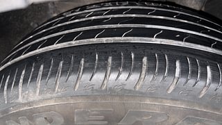 Used 2023 Mahindra XUV700 AX 7 Petrol AT Luxury Pack 7 STR Petrol Automatic tyres LEFT REAR TYRE TREAD VIEW
