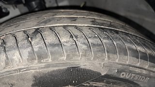 Used 2024 Hyundai Exter SX 1.2 CNG MT Petrol+cng Manual tyres LEFT FRONT TYRE TREAD VIEW