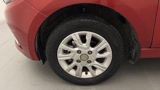 Used 2018 Tata Tiago [2016-2020] Revotron XZA AMT Petrol Automatic tyres LEFT FRONT TYRE RIM VIEW