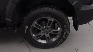 Used 2022 Mahindra Thar LX 4 STR Hard Top Diesel AT 4WD Diesel Automatic tyres LEFT REAR TYRE RIM VIEW