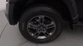 Used 2022 Mahindra Thar LX 4 STR Hard Top Diesel AT 4WD Diesel Automatic tyres LEFT FRONT TYRE RIM VIEW