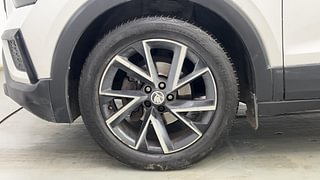 Used 2022 skoda Kushaq Monte Carlo 1.0 TSI MT Petrol Manual tyres LEFT FRONT TYRE RIM VIEW