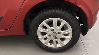 Used 2018 Tata Tiago [2016-2020] Revotron XZA AMT Petrol Automatic tyres LEFT REAR TYRE RIM VIEW