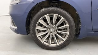 Used 2020 Maruti Suzuki Ciaz Alpha Petrol Petrol Manual tyres LEFT FRONT TYRE RIM VIEW