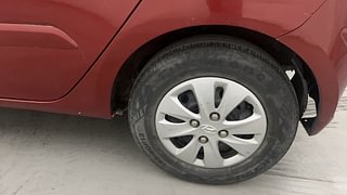 Used 2011 Hyundai i10 Sportz 1.2 Kappa2 Petrol Manual tyres LEFT REAR TYRE RIM VIEW