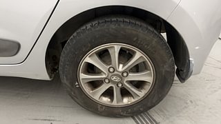 Used 2016 Hyundai Grand i10 Asta 1.2 Kappa VTVT Petrol Manual tyres LEFT REAR TYRE RIM VIEW