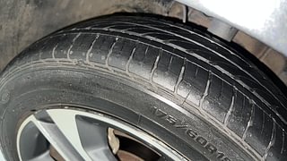 Used 2021 Tata Tiago Revotron XZ Plus Petrol Manual tyres LEFT FRONT TYRE TREAD VIEW