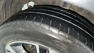 Used 2021 Tata Tiago Revotron XZ Plus Petrol Manual tyres RIGHT REAR TYRE TREAD VIEW