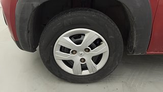 Used 2017 Renault Kwid RXT Petrol Manual tyres LEFT FRONT TYRE RIM VIEW