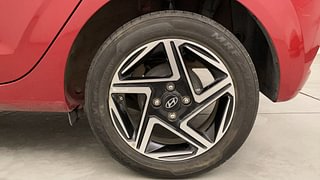 Used 2023 Hyundai Grand i10 Nios Asta AMT 1.2 Kappa VTVT Petrol Automatic tyres LEFT REAR TYRE RIM VIEW