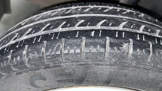 Used 2017 Renault Kwid RXT Petrol Manual tyres LEFT FRONT TYRE TREAD VIEW