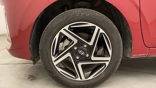 Used 2023 Hyundai Grand i10 Nios Asta AMT 1.2 Kappa VTVT Petrol Automatic tyres LEFT FRONT TYRE RIM VIEW