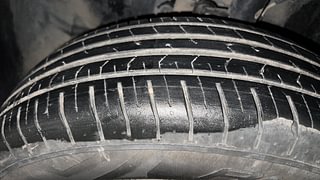 Used 2022 Tata Punch Accomplished MT Petrol Manual tyres LEFT FRONT TYRE TREAD VIEW