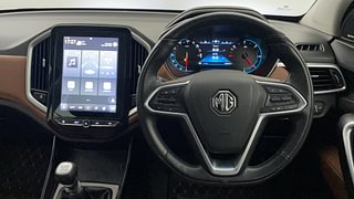 Used 2022 MG Motors Hector Plus Sharp 2.0 Diesel Turbo MT 6-STR Diesel Manual interior STEERING VIEW