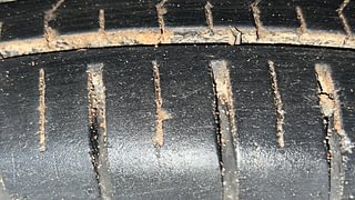 Used 2022 Maruti Suzuki Baleno Delta AMT Petrol Petrol Automatic tyres LEFT FRONT TYRE TREAD VIEW