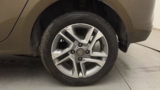 Used 2024 Tata Tigor Revotron XZ+ Petrol Manual tyres LEFT REAR TYRE RIM VIEW