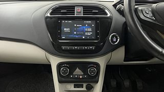 Used 2024 Tata Tigor Revotron XZ+ Petrol Manual interior MUSIC SYSTEM & AC CONTROL VIEW