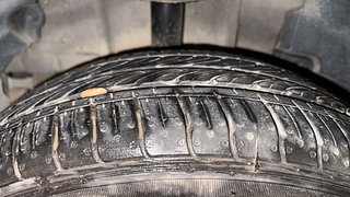 Used 2024 Tata Tigor Revotron XZ+ Petrol Manual tyres RIGHT REAR TYRE TREAD VIEW