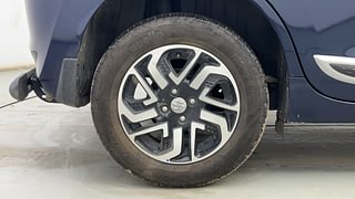 Used 2022 Maruti Suzuki Baleno Delta AMT Petrol Petrol Automatic tyres RIGHT REAR TYRE RIM VIEW