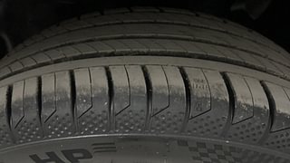 Used 2021 Tata Punch Creative AMT Dual Tone Petrol Automatic tyres LEFT FRONT TYRE TREAD VIEW
