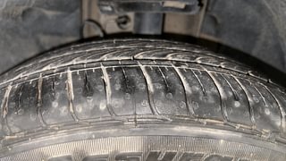 Used 2024 Tata Tigor Revotron XZ+ Petrol Manual tyres LEFT FRONT TYRE TREAD VIEW