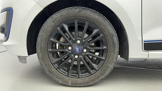 Used 2019 Ford Figo Titanium Blu Petrol Manual tyres LEFT FRONT TYRE RIM VIEW