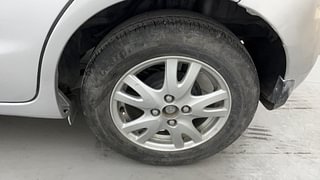 Used 2015 Honda Brio VX MT Petrol Manual tyres LEFT REAR TYRE RIM VIEW