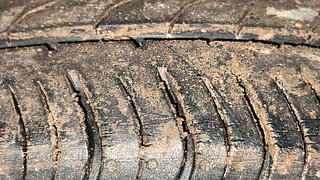 Used 2021 Honda Amaze VX MT 1.2 Petrol Petrol Manual tyres RIGHT FRONT TYRE TREAD VIEW