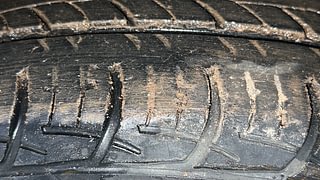 Used 2020 Hyundai Elite i20 Sportz Plus 1.2 Petrol Manual tyres LEFT FRONT TYRE TREAD VIEW