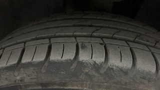 Used 2022 Volkswagen Taigun Topline 1.0 TSI MT Petrol Manual tyres LEFT FRONT TYRE TREAD VIEW