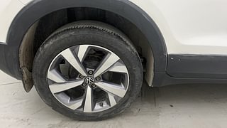 Used 2022 Volkswagen Taigun Topline 1.0 TSI MT Petrol Manual tyres RIGHT REAR TYRE RIM VIEW