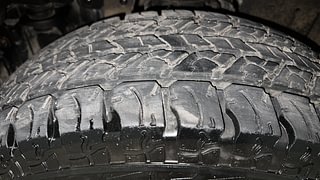 Used 2022 Mahindra Thar LX 4 STR Hard Top Petrol MT 4WD Petrol Manual tyres LEFT FRONT TYRE TREAD VIEW