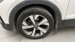 Used 2022 Volkswagen Taigun Topline 1.0 TSI MT Petrol Manual tyres LEFT FRONT TYRE RIM VIEW