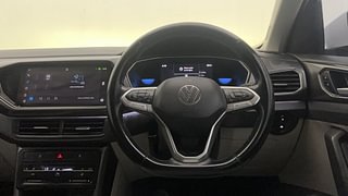 Used 2022 Volkswagen Taigun Topline 1.0 TSI MT Petrol Manual interior STEERING VIEW