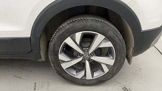 Used 2022 Volkswagen Taigun Topline 1.0 TSI MT Petrol Manual tyres LEFT REAR TYRE RIM VIEW