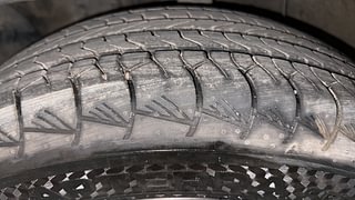 Used 2021 Hyundai Alcazar Platinum (O) 6 STR 2.0 Petrol AT Petrol Automatic tyres LEFT FRONT TYRE TREAD VIEW