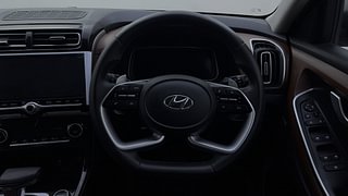 Used 2021 Hyundai Alcazar Platinum (O) 6 STR 2.0 Petrol AT Petrol Automatic interior STEERING VIEW