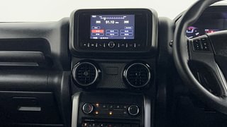 Used 2022 Mahindra Thar LX 4 STR Hard Top Petrol MT 4WD Petrol Manual interior MUSIC SYSTEM & AC CONTROL VIEW