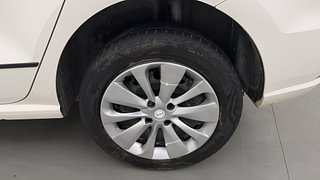 Used 2016 Volkswagen Ameo [2016-2020] Comfortline 1.2L (P) Petrol Manual tyres LEFT REAR TYRE RIM VIEW