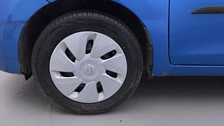 Used 2014 Maruti Suzuki Celerio VXI AMT Petrol Automatic tyres LEFT FRONT TYRE RIM VIEW