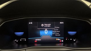 Used 2022 Volkswagen Taigun Topline 1.0 TSI MT Petrol Manual interior CLUSTERMETER VIEW