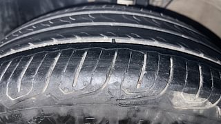 Used 2016 Volkswagen Ameo [2016-2020] Comfortline 1.2L (P) Petrol Manual tyres LEFT FRONT TYRE TREAD VIEW