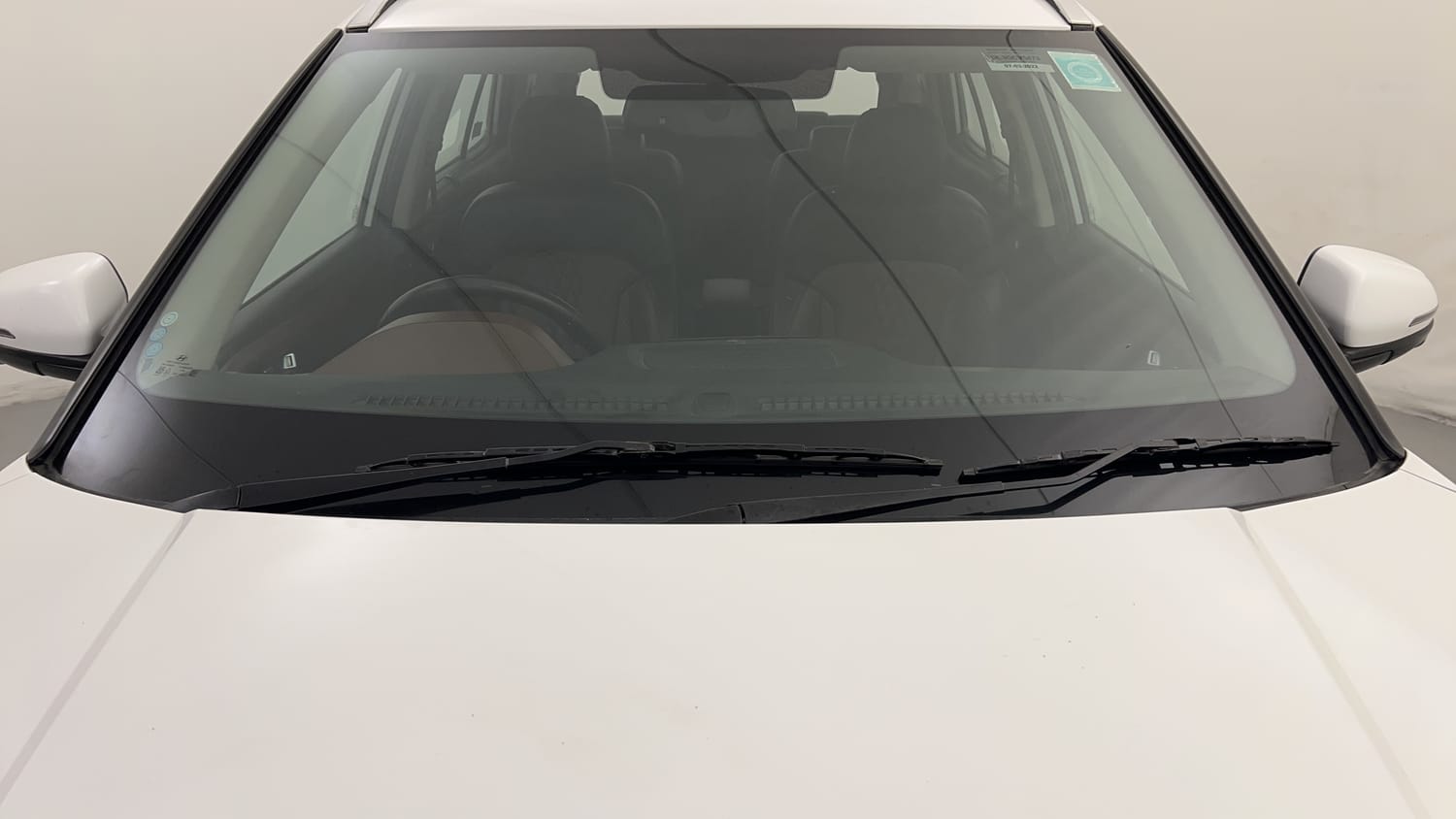 New Hyundai Alcazar exterior FRONT WINDSHIELD VIEW