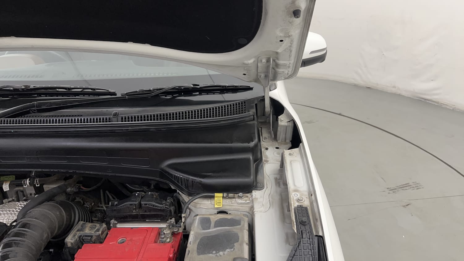 New Hyundai Alcazar engine ENGINE LEFT SIDE HINGE & APRON VIEW