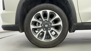 Used 2024 Maruti Suzuki Grand Vitara Zeta Smart Hybrid Petrol Manual tyres LEFT FRONT TYRE RIM VIEW