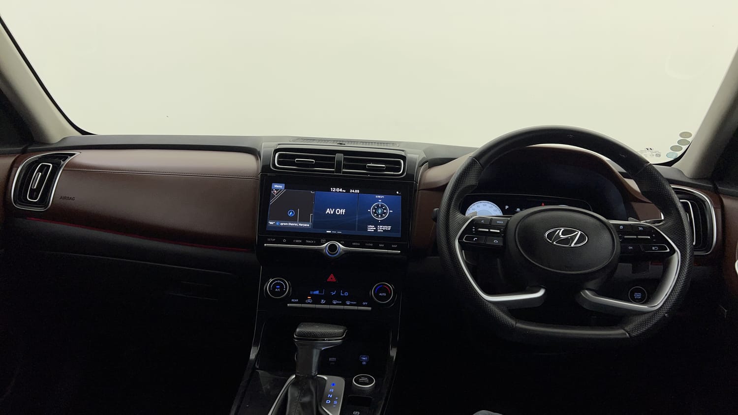 New Hyundai Alcazar interior DASHBOARD VIEW